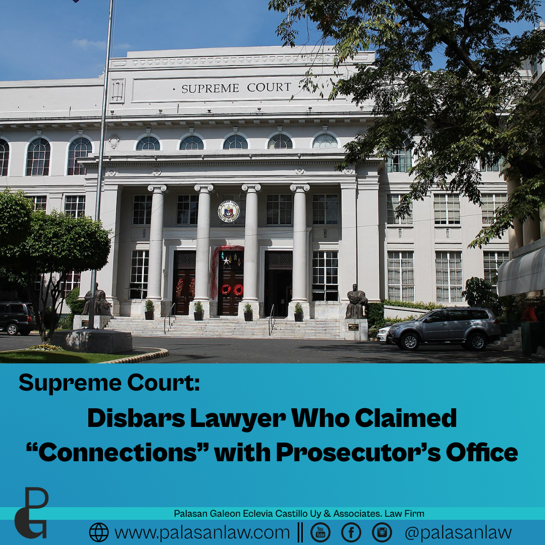 SC Disbars Lawyer Who Claimed “Connections” with Prosecutor’s Office