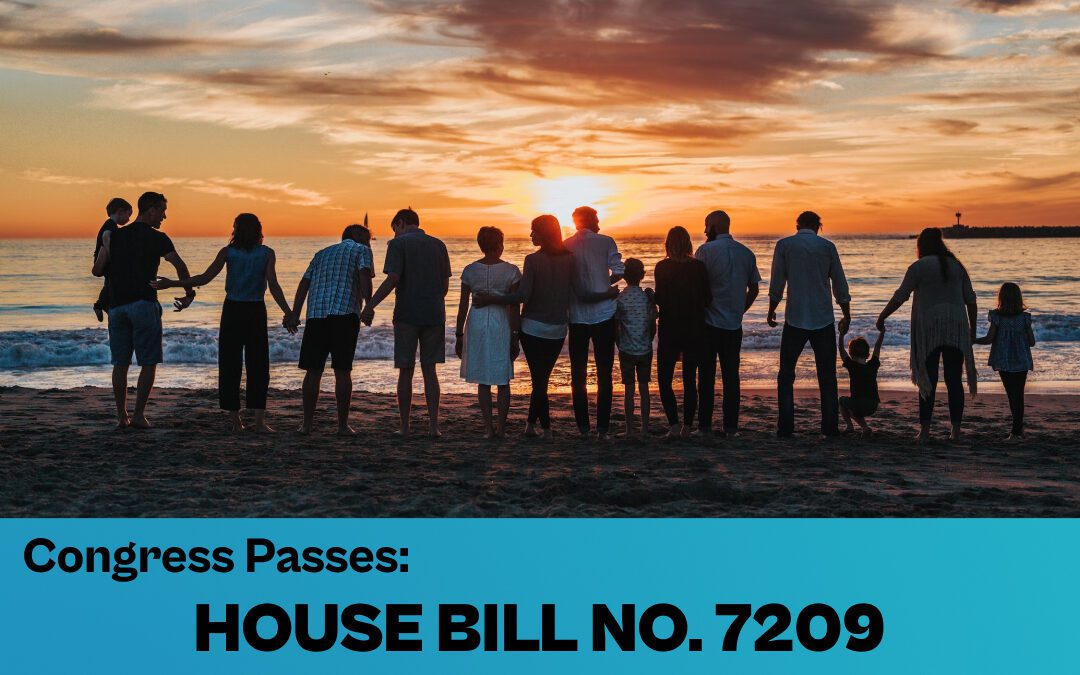 Congress Passes: HOUSE BILL NO. 7209