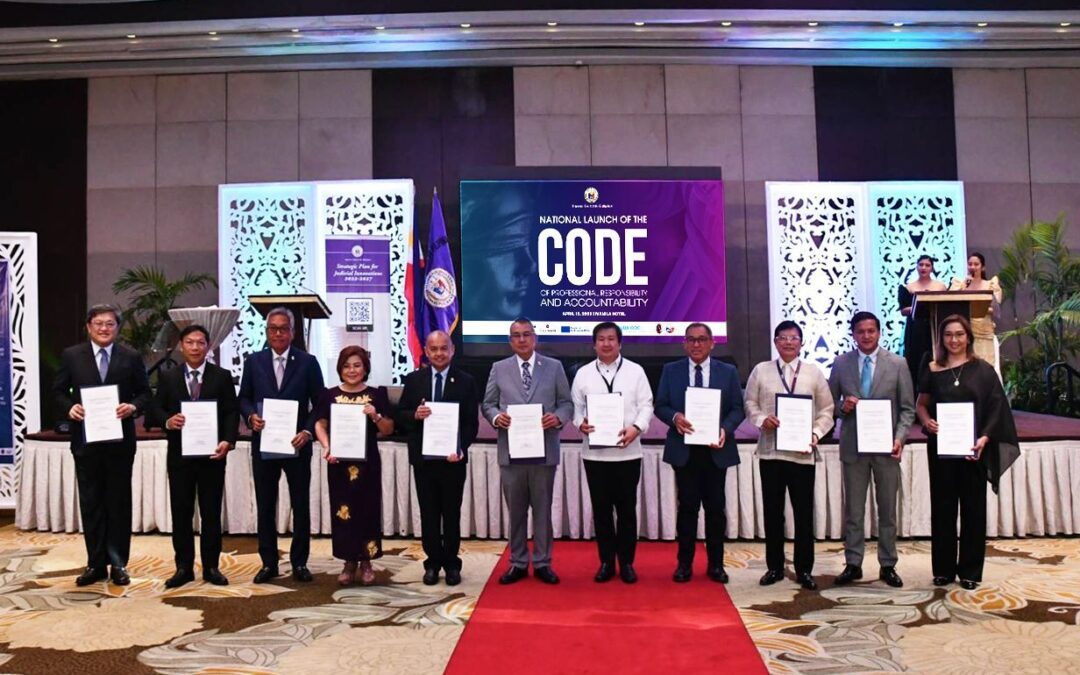 SC Officially Launches the Code of Professional Responsibility and Accountability